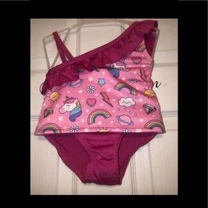 Swiggles 2T Toddler Girl Unicorn Tankini 2T NEW NWT